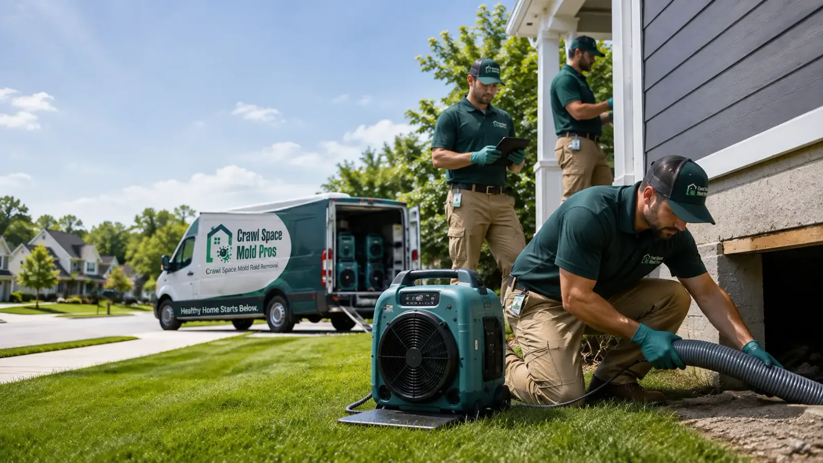 Crawl Space Mold Removal in Deerfield, MA